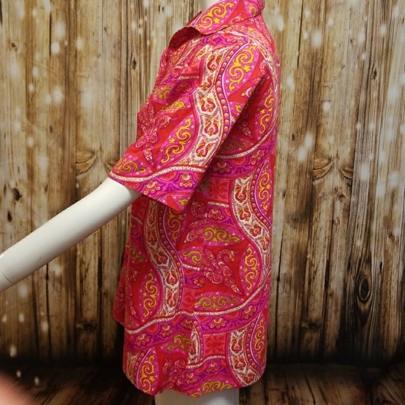 {vintage} Psychedelic leisure blouse - Picture 5 of 5